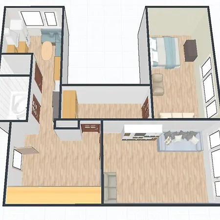 Apartamento Airport - Bath - Kids Friendly *