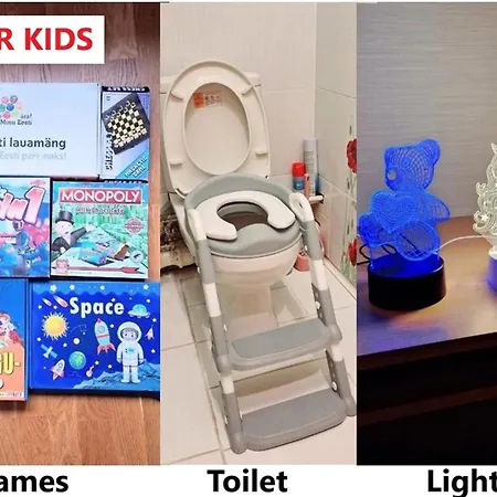 Lejlighed Airport - Bath - Kids Friendly Tallinn